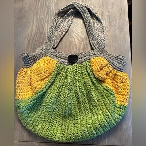 Paper straw bag from Anthropologie